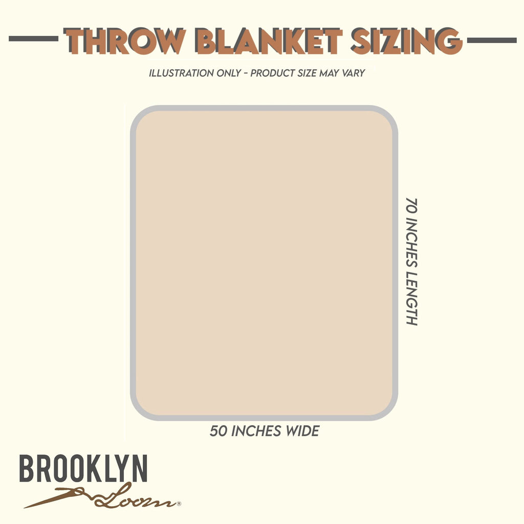 Elladera Brooklyn Loom Chunky Boucle 100% Microfiber Polyester 50x70 Throw Blanket