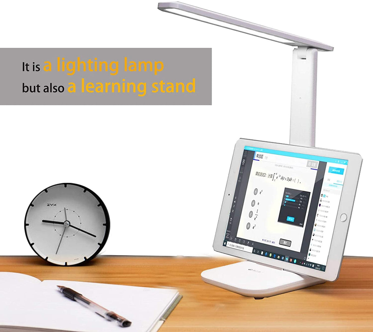 Elladera Wewdigi LED Desk Lamp with Adjustable Brightness Level for Eye Protection,