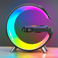 Elladera 2025 New Wireless Charger Atmosphere Lamp, 4-in-1 Bluetooth Speaker with