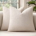 Elladera 22x22 Inch Decorative Euro Sham Pillow Covers for Couch Bed Set of 2