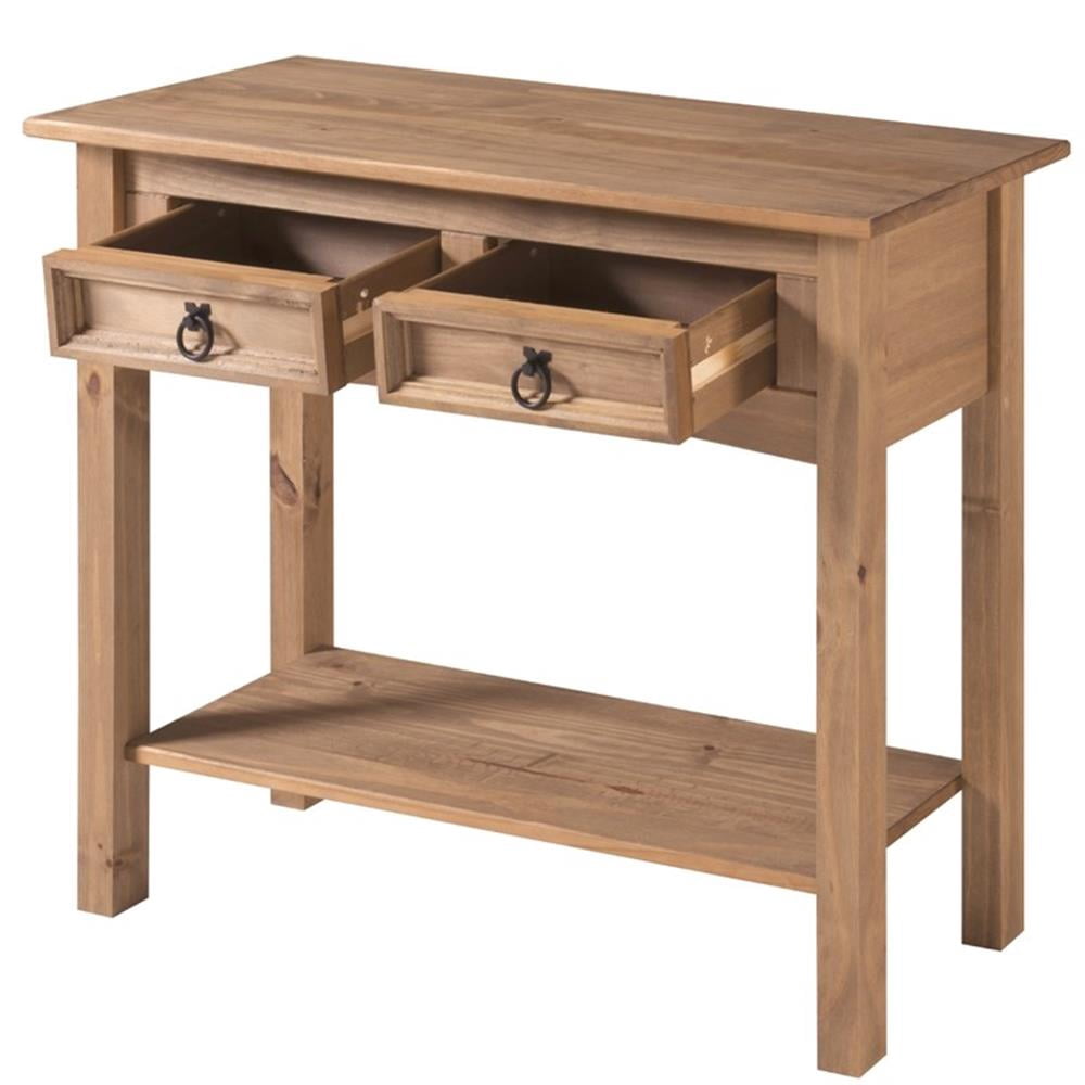 Elladera OS Home and Office Furniture Cottage Series Solid Wood Hall Table in