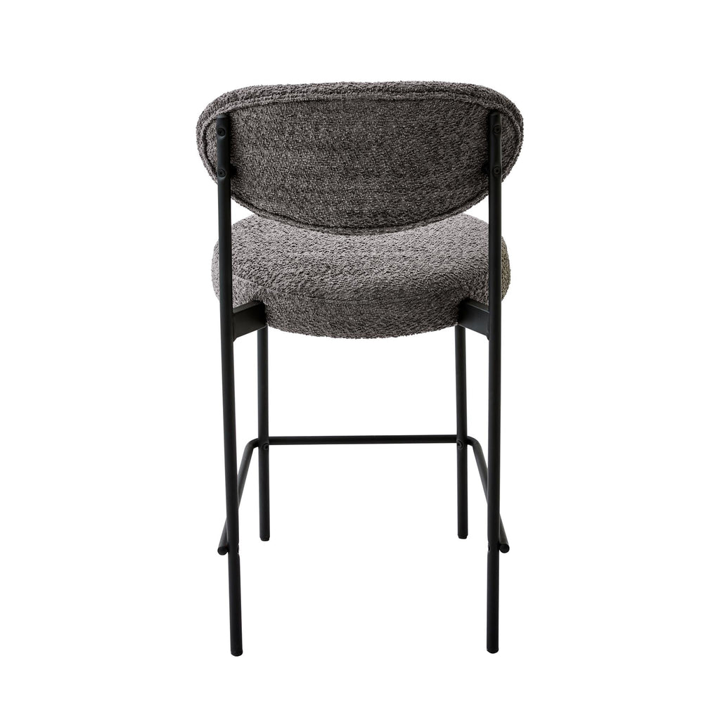 Elladera Boucle Counter Stool, Gray