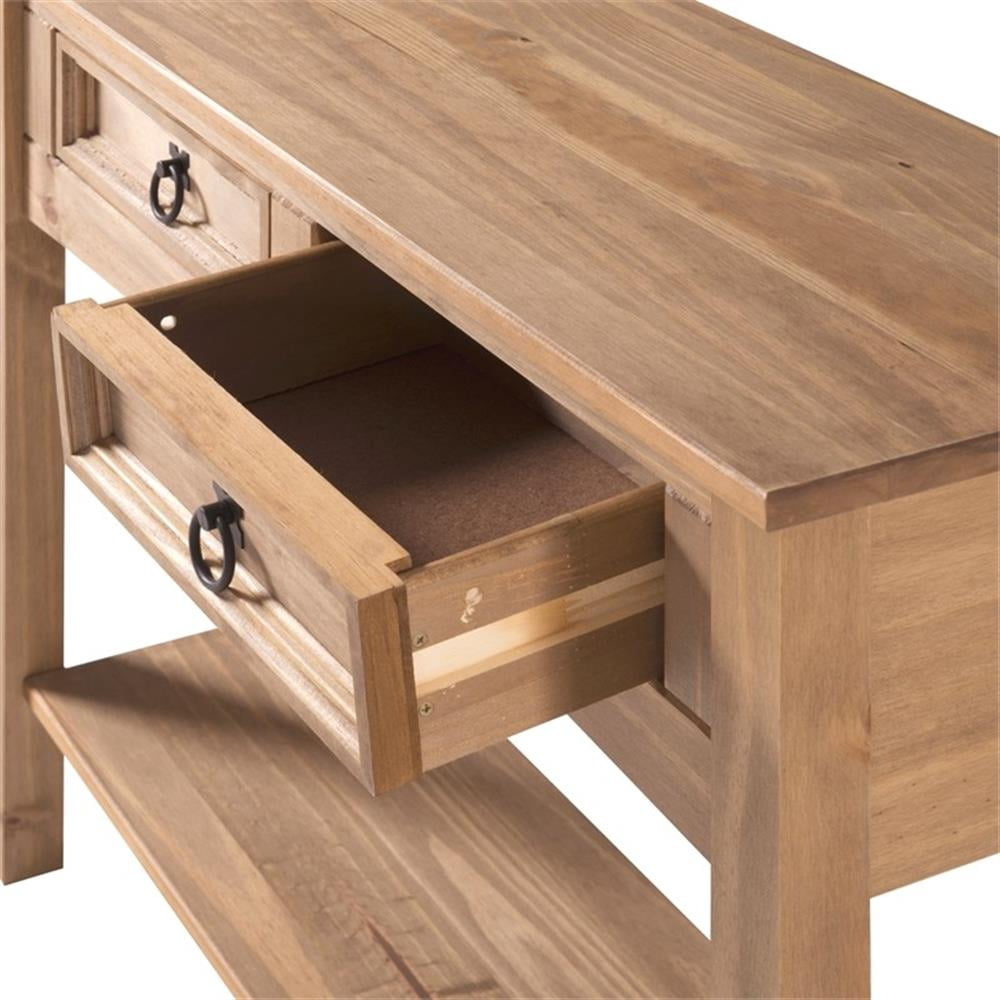 Elladera OS Home and Office Furniture Cottage Series Solid Wood Hall Table in