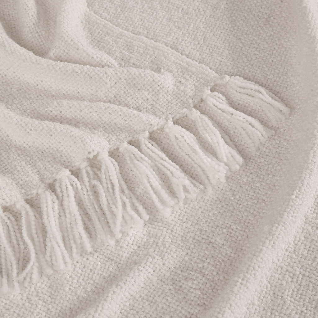 Elladera Brooklyn Loom Chunky Boucle 100% Microfiber Polyester 50x70 Throw Blanket
