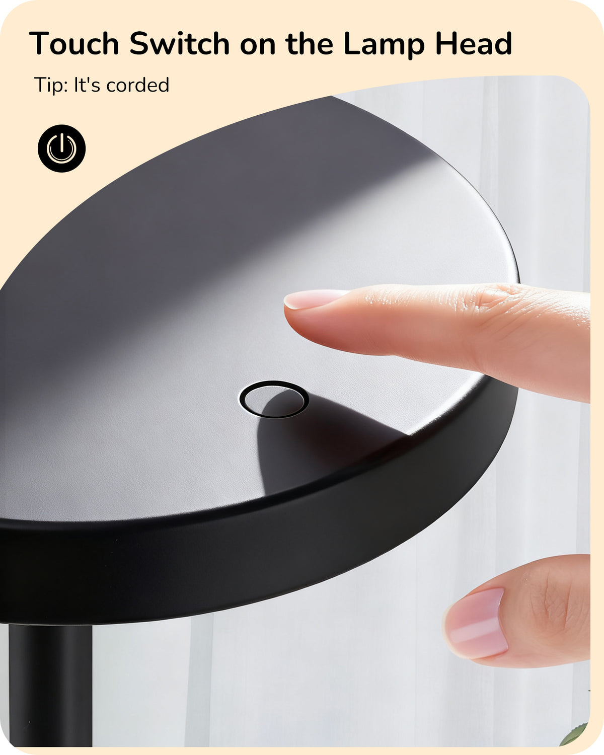 Elladera EDISHINE LED Table Lamp with 2 Adjustable Height, High CRI 90+, 5%-100%