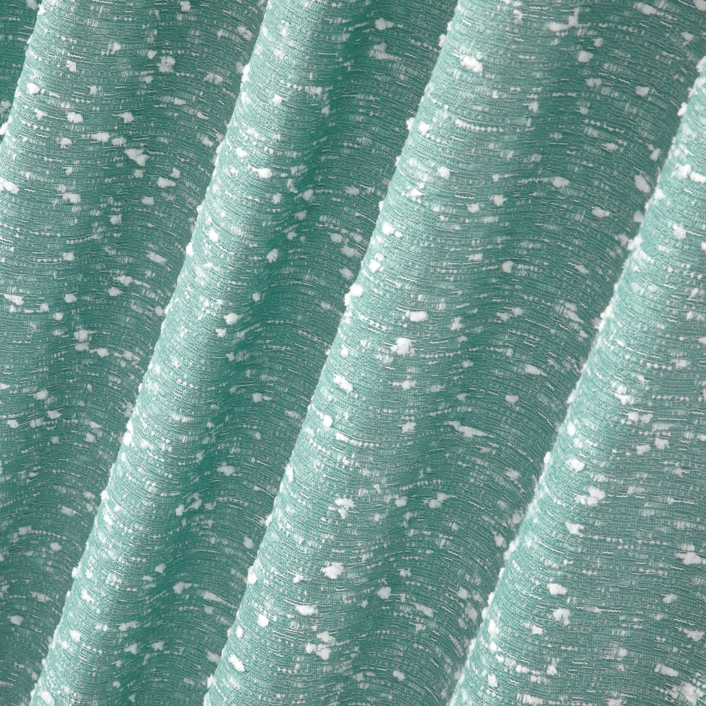 Elladera Boucle Blackout Curtain Panel, 1-Piece, Aqua, 50" W