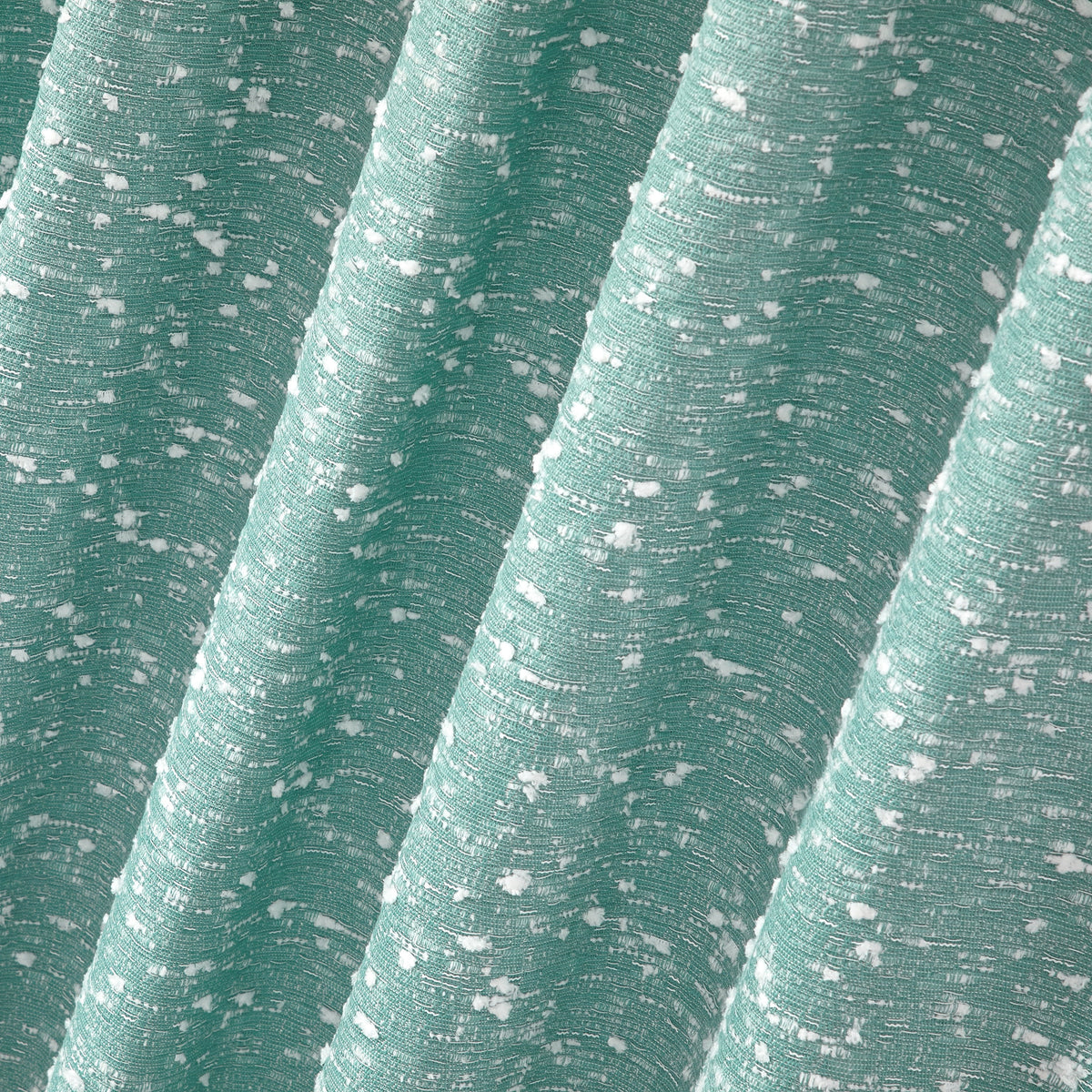 Elladera Boucle Blackout Curtain Panel, 1-Piece, Aqua, 50" W