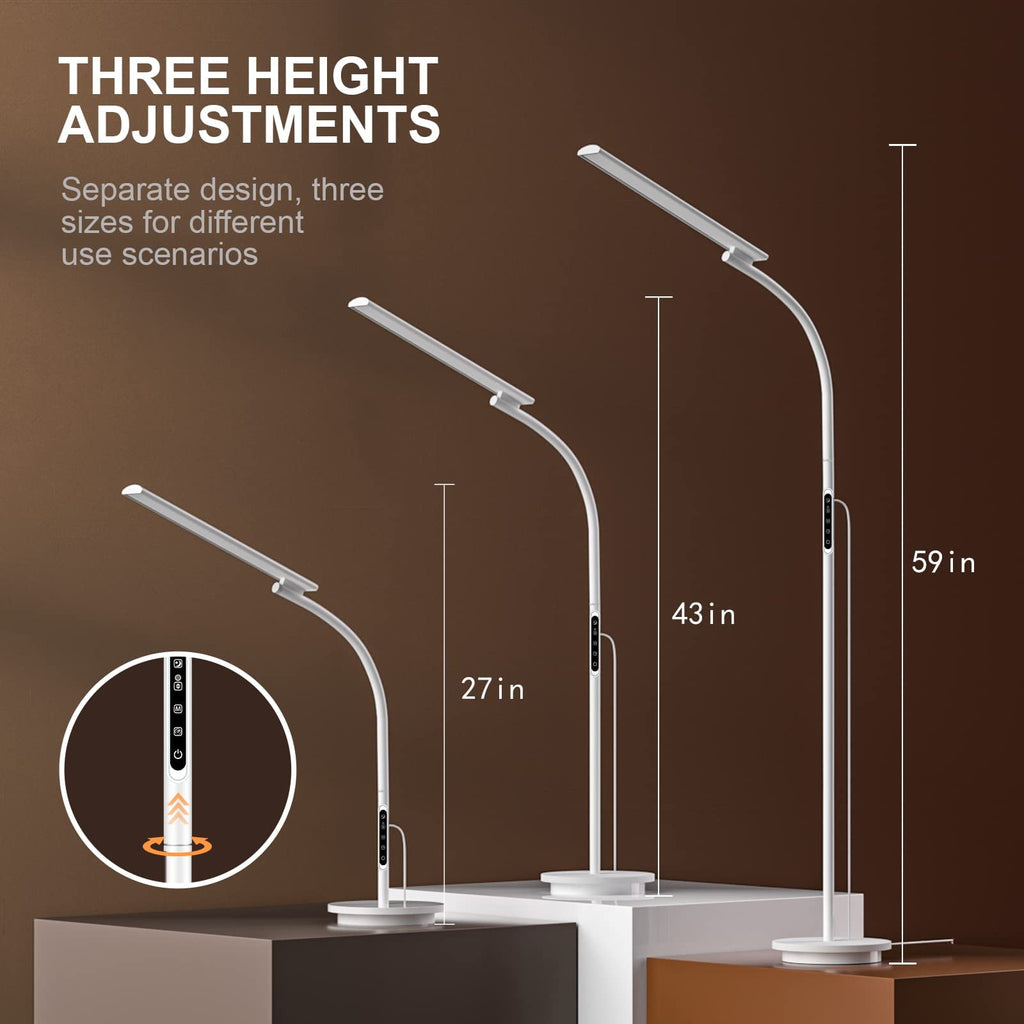 Elladera Light Therapy Lamp, UV-Free 10000 Lux Sun Lamp, Daylight Lamp with 2 in 1