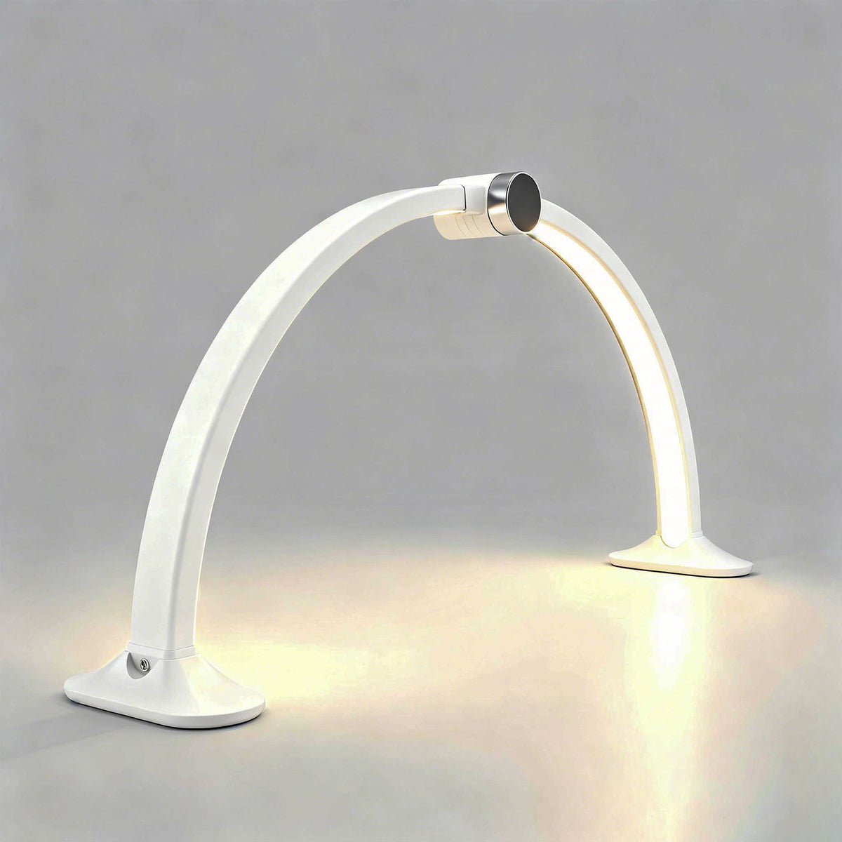 Elladera 29-inch Foldable Half-Moon LED Desk Lamp with Digital