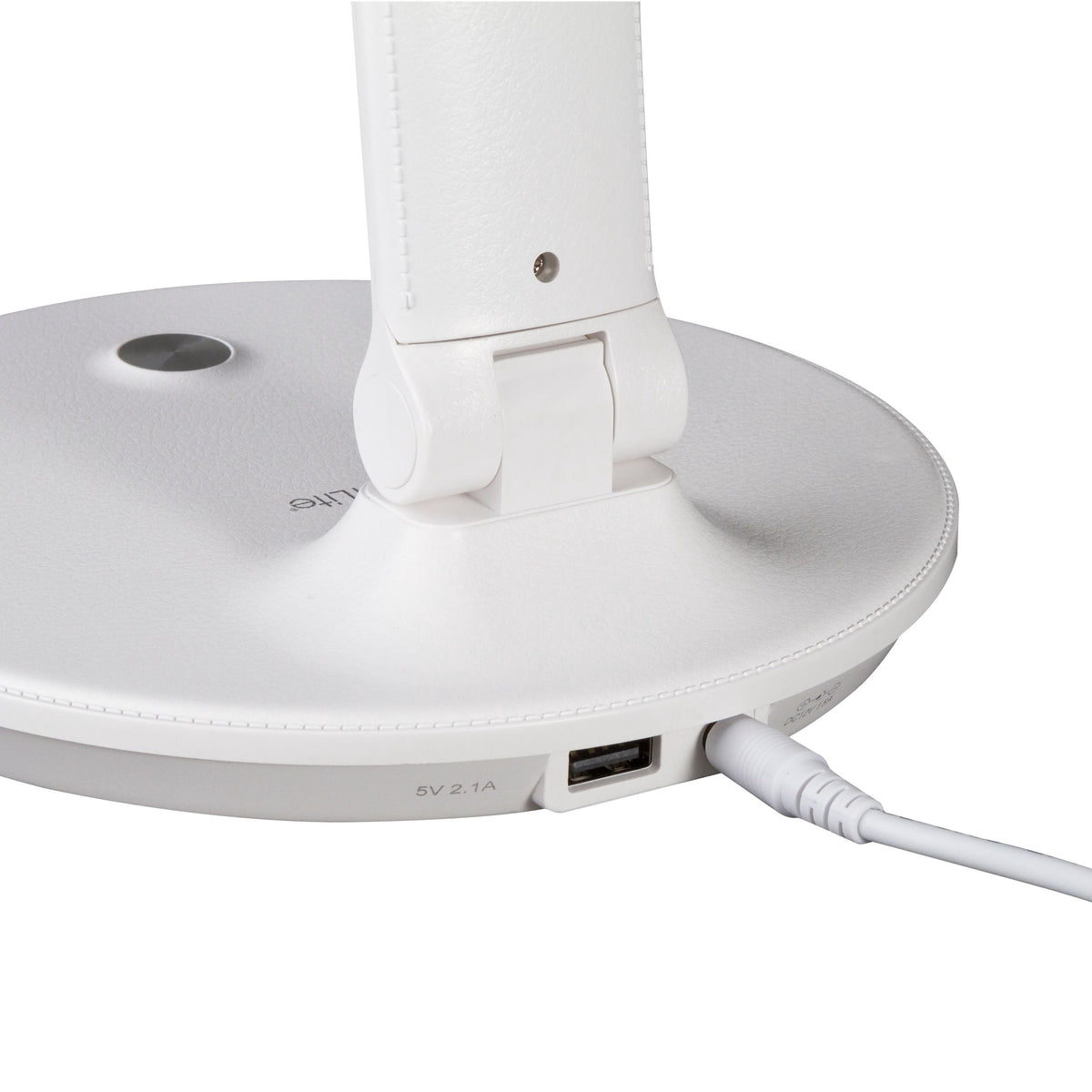 Elladera OttLite Command LED Desk Lamp with Voice Assist- White, Google Home and