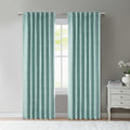 Elladera Boucle Blackout Curtain Panel, 1-Piece, Aqua, 50" W