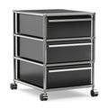 Elladera 2-Tier Accent Cabinet,Metal Storage Cabinets with 3 Doors,Open