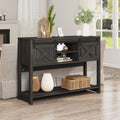 Elladera CozyHom Console Table With Storages&Shelves, Farmhouse Side Entryway Table