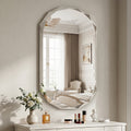 Elladera Cuteday 24×48 Inch Beveled Edge Frameless Bathroom Vanity Mirror, Wall