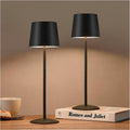 Elladera NATYSWAN Modern Black LED Desk Lamps 2-Pack, Adjustable Height, Touch