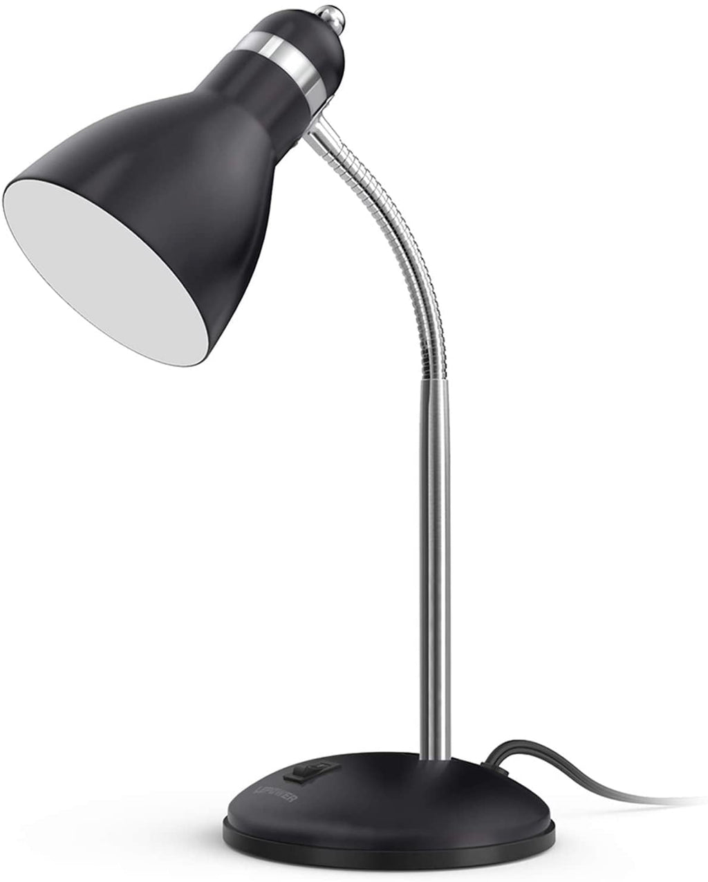 Elladera LEPOWER Metal Desk Lamp, Adjustable Gooseneck Reading Lamp for Home,