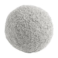Elladera Lush Decor Neo Boucle Sphere Ball Throw Pillow 1 Piece 10" Round Gray