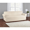 Elladera Boucle Stretch-to-Fit Fabric Sofa Slipcover, 1-Piece, Beige