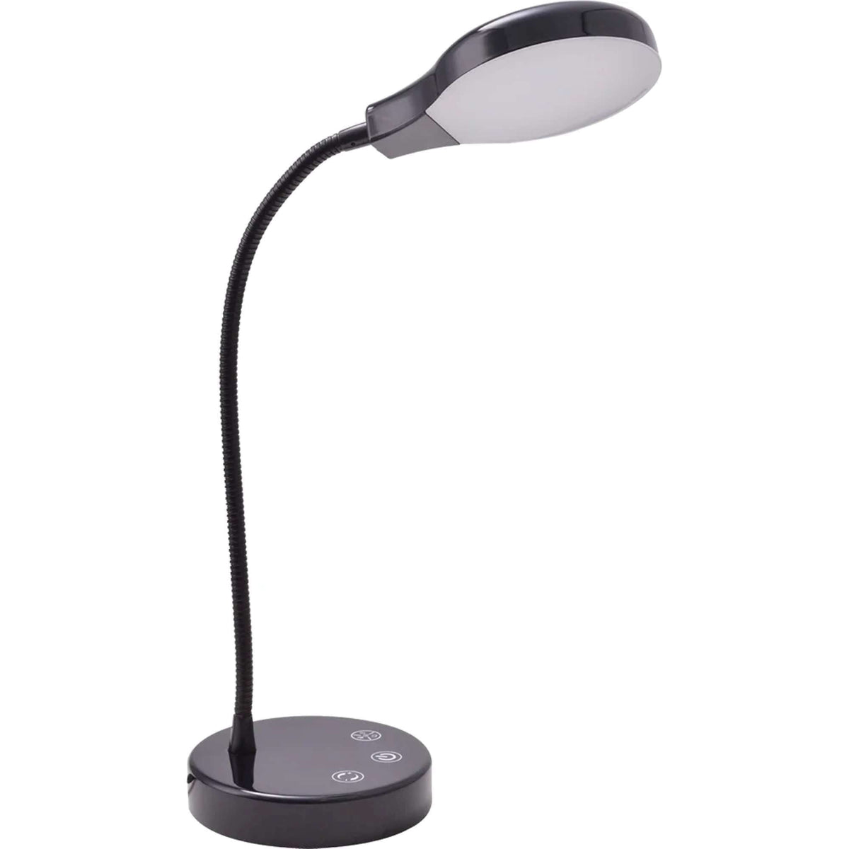 Elladera LED Desk Lamp, 14.3 in, Dimmable Touch Control, Black Finish, 1-Pack