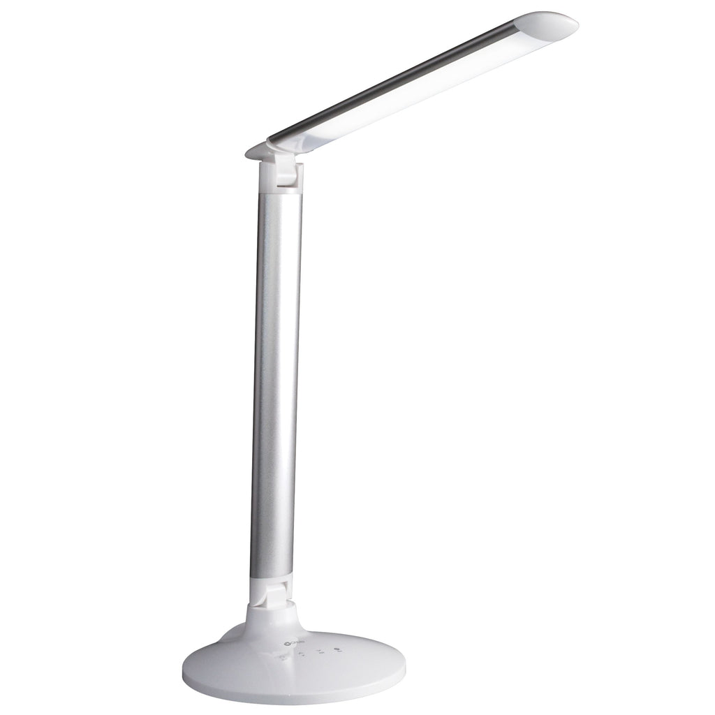 Elladera OttLite Command LED Desk Lamp with Voice Assist- White, Google Home and