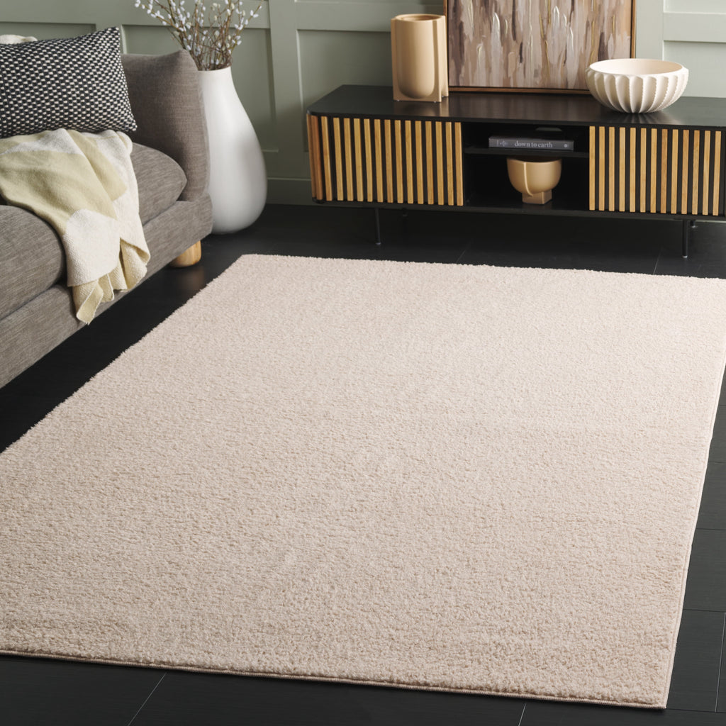 Elladera SAFAVIEH Boucle Lauressa Solid Machine Washable Area Rug, Ivory, 5' x 7'