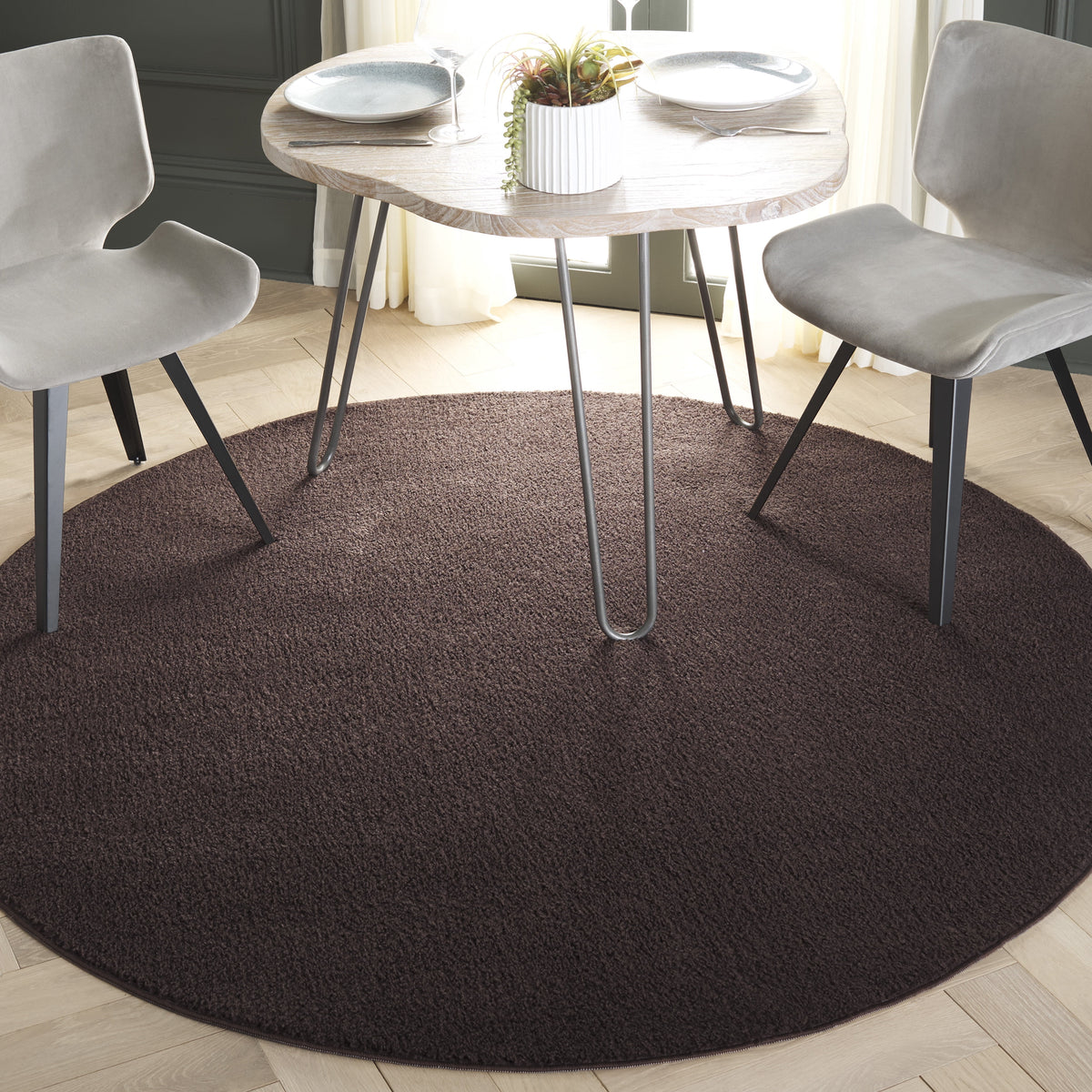 Elladera SAFAVIEH Boucle Lauressa Solid Machine Washable Area Rug, Ivory, 5' x 7'