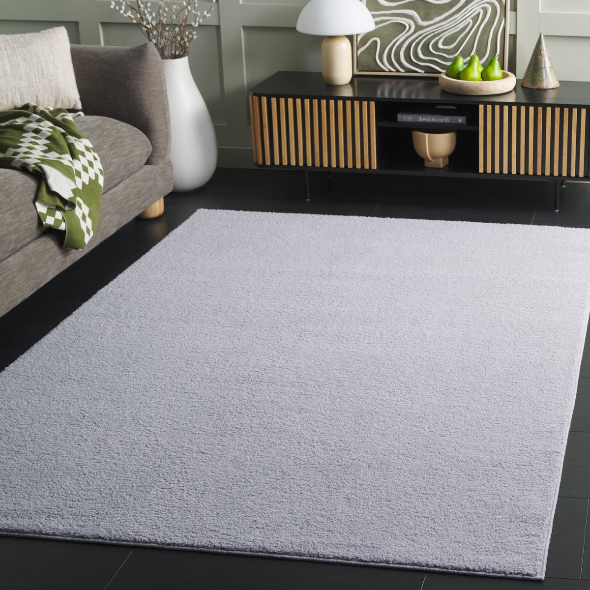 Elladera SAFAVIEH Boucle Lauressa Solid Machine Washable Area Rug, Ivory, 5' x 7'