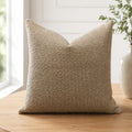 Elladera Set of 1 Textured Boucle Throw Pillow Cover, Square Soft Decorative Couch