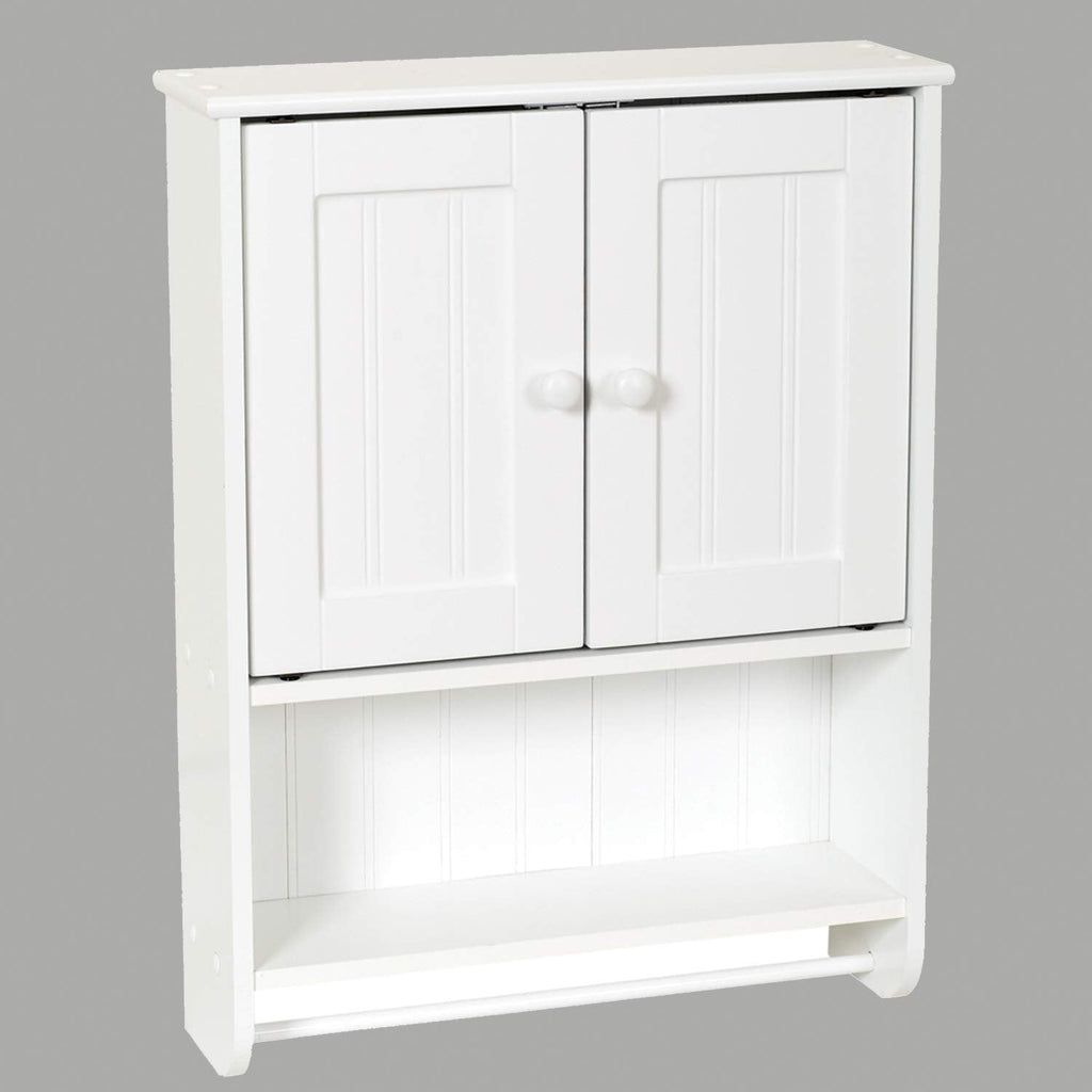Elladera Zenna Home 2-Door Country Cottage Wall Cabinet, White