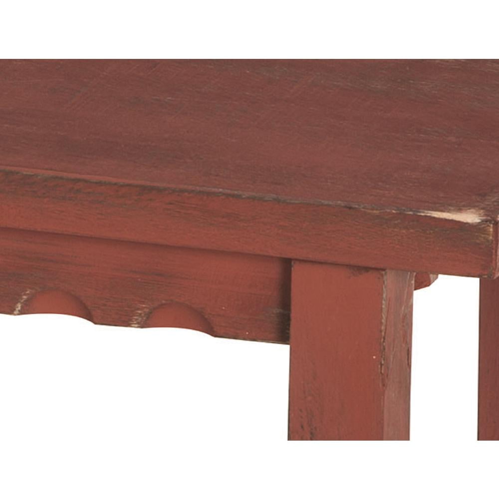 Elladera Alaterre Country Cottage 2 Shelf End Table, Rustic Farmhouse Side Table,