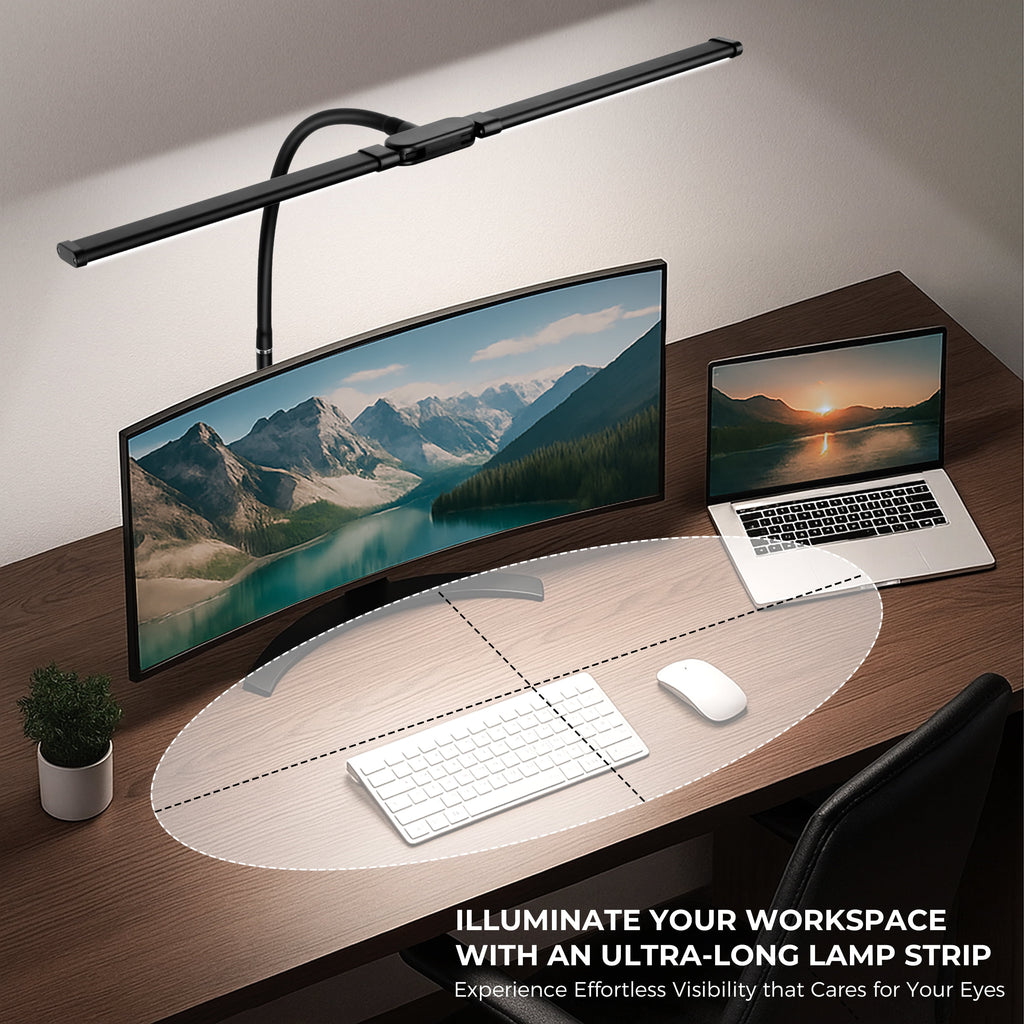 Elladera Coliware LED Desk Lamp for Office Home, Eye Caring Architect Lamp with