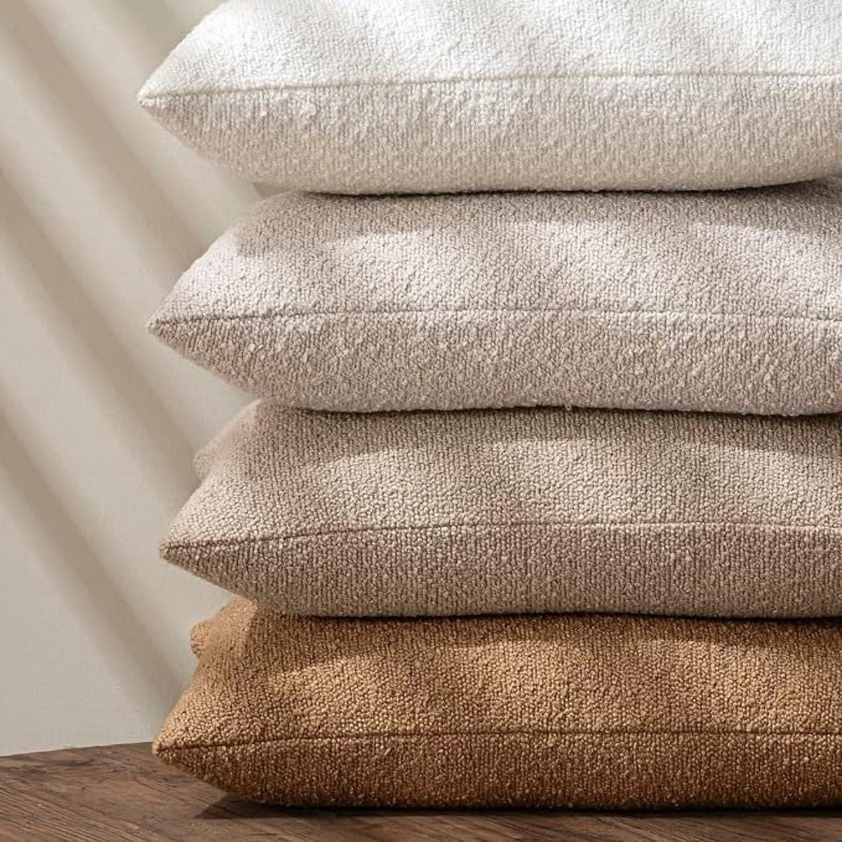 Elladera 22x22 Inch Decorative Euro Sham Pillow Covers for Couch Bed Set of 2