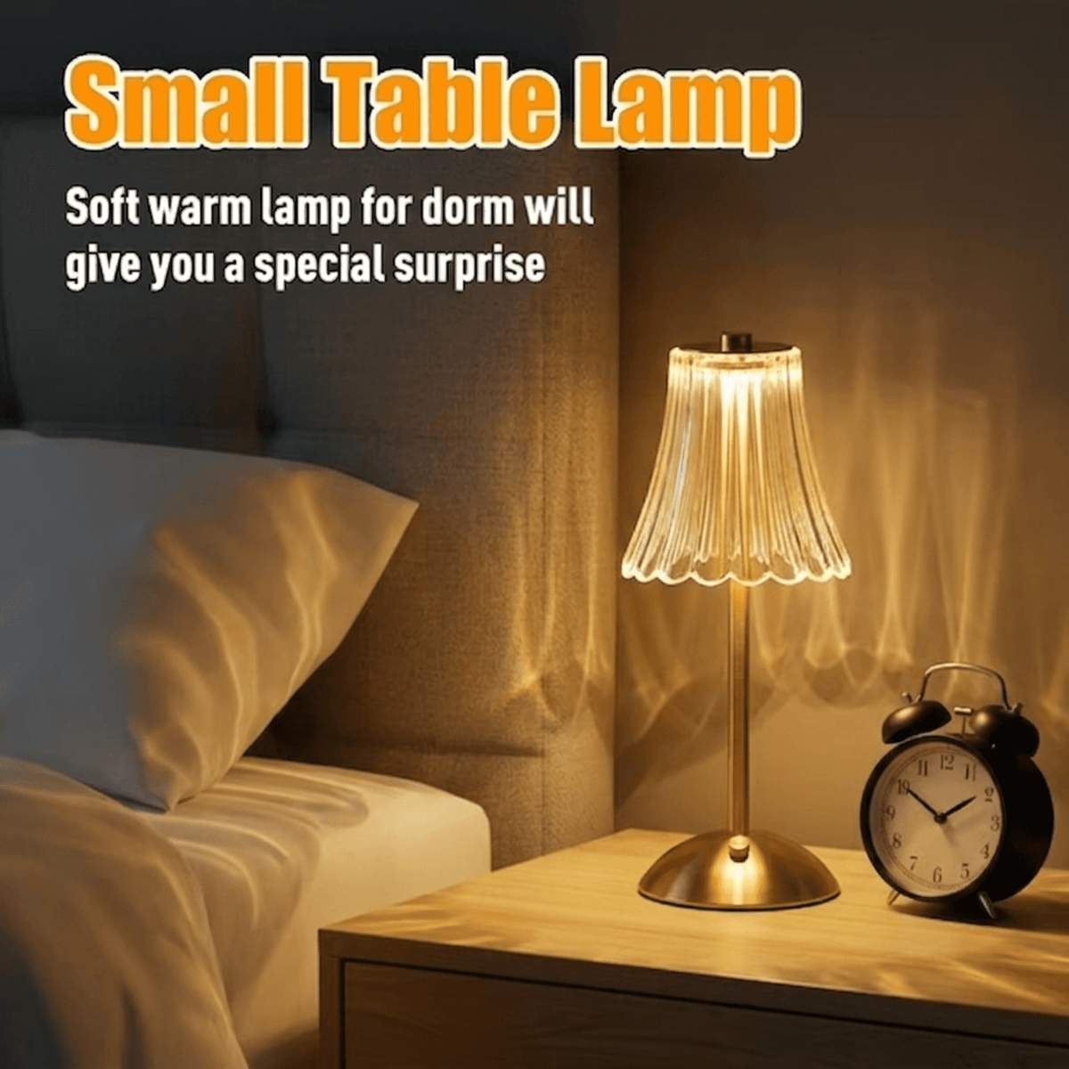 Elladera Cordless Table Lamp 2 Pack, 3 Color Temperatures & Stepless Dimming, Table