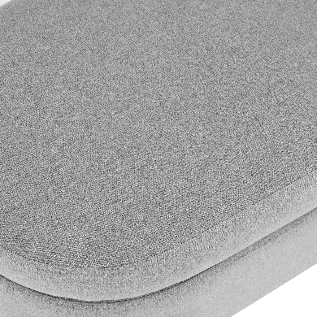 Elladera 43.5" Linen Storage Ottoman Bench for Bedroom,Upholstered Boucle Ottoman
