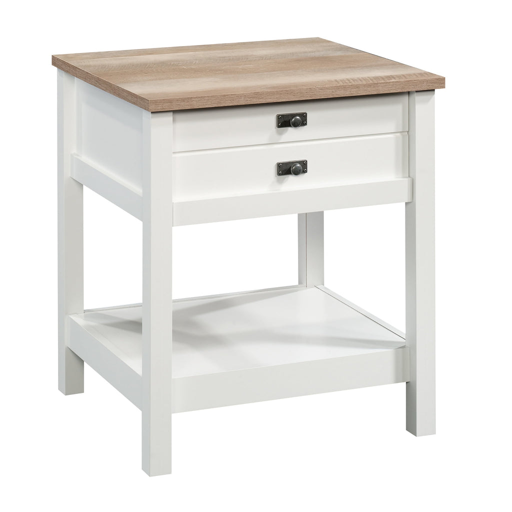 Elladera Sauder Cottage Road 1 Drawer Nightstand, Soft White Finish