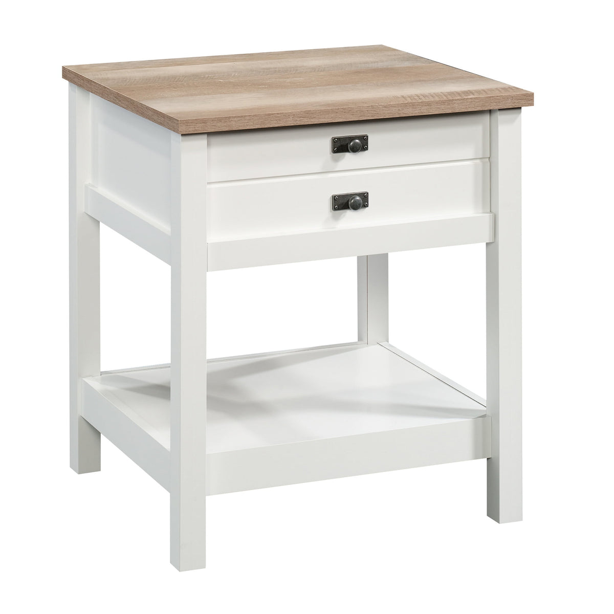 Elladera Sauder Cottage Road 1 Drawer Nightstand, Soft White Finish