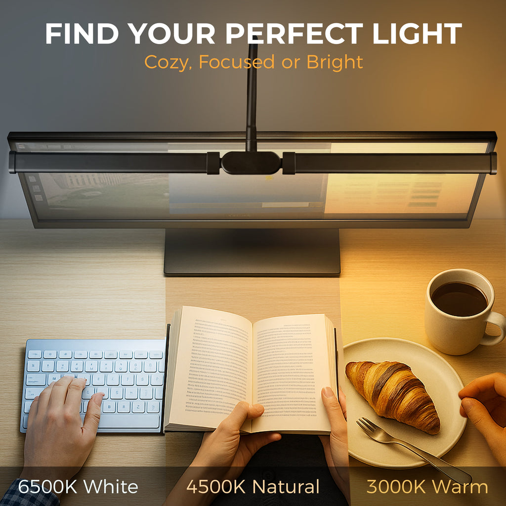 Elladera Coliware LED Desk Lamp for Office Home, Eye Caring Architect Lamp with