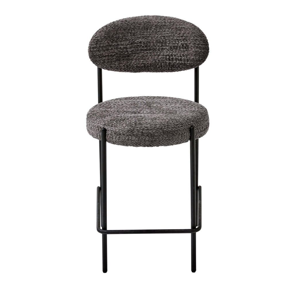 Elladera Boucle Counter Stool, Gray