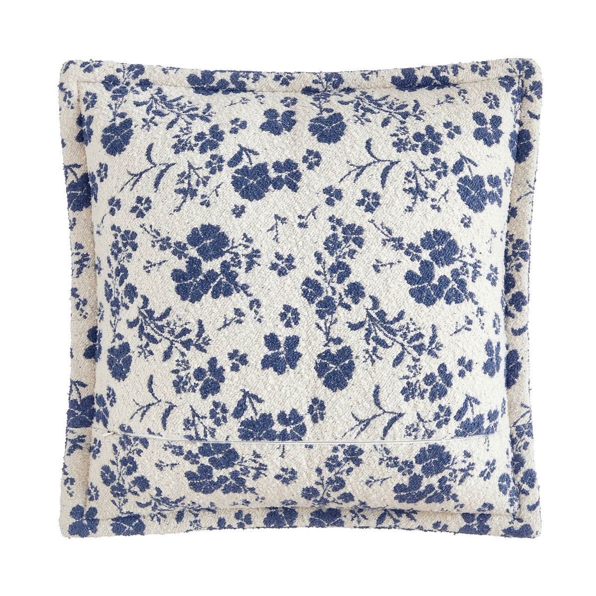 Elladera The Pioneer Woman Blue Daisy Boucle Decorative Pillow, 20" x 20"